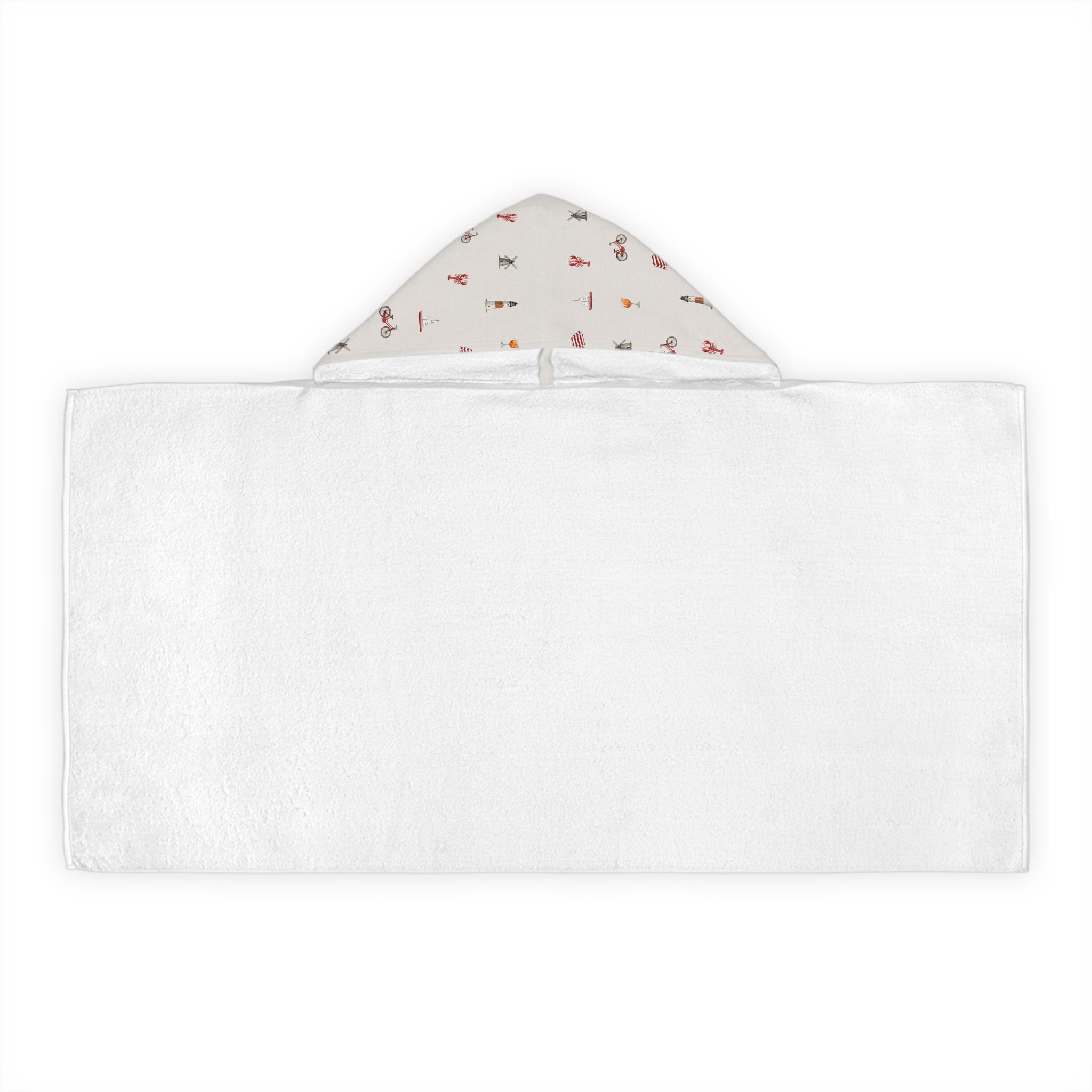 Icons of the Hamptons Heather Gray Hooded Kids Towel