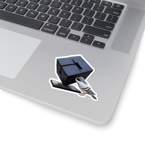 Astor Place NYC Pigeon 3" x 3" Sticker