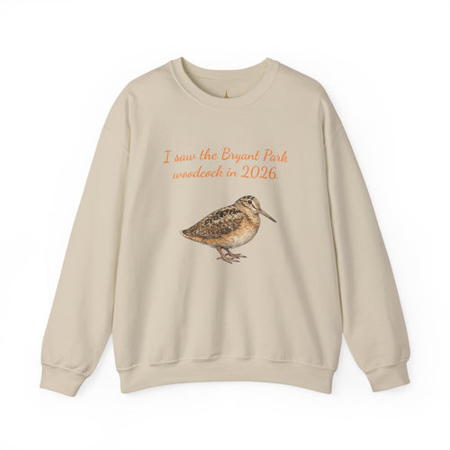 Bryant Park American Woodcock Sweatshirt | NYC Bird Lover Sweater