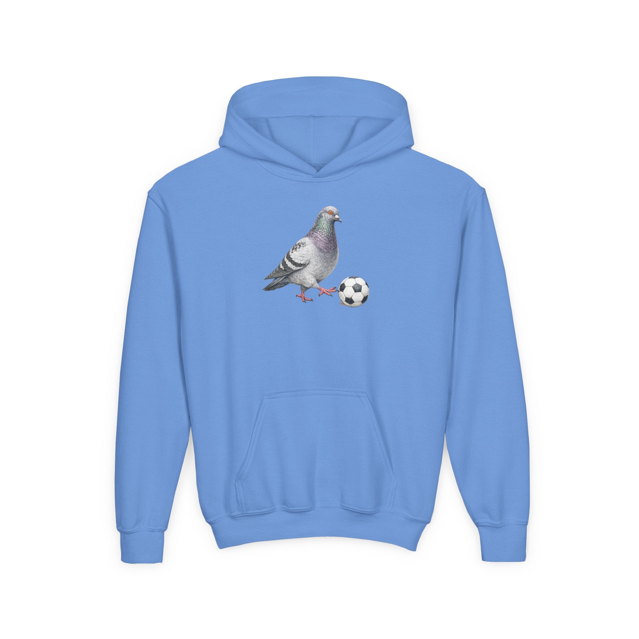 Sudadera con capucha personalizable de paloma de Corona NYC para niños | Sudadera con capucha para niños amantes de las aves y jugadores de fútbol de Nueva York