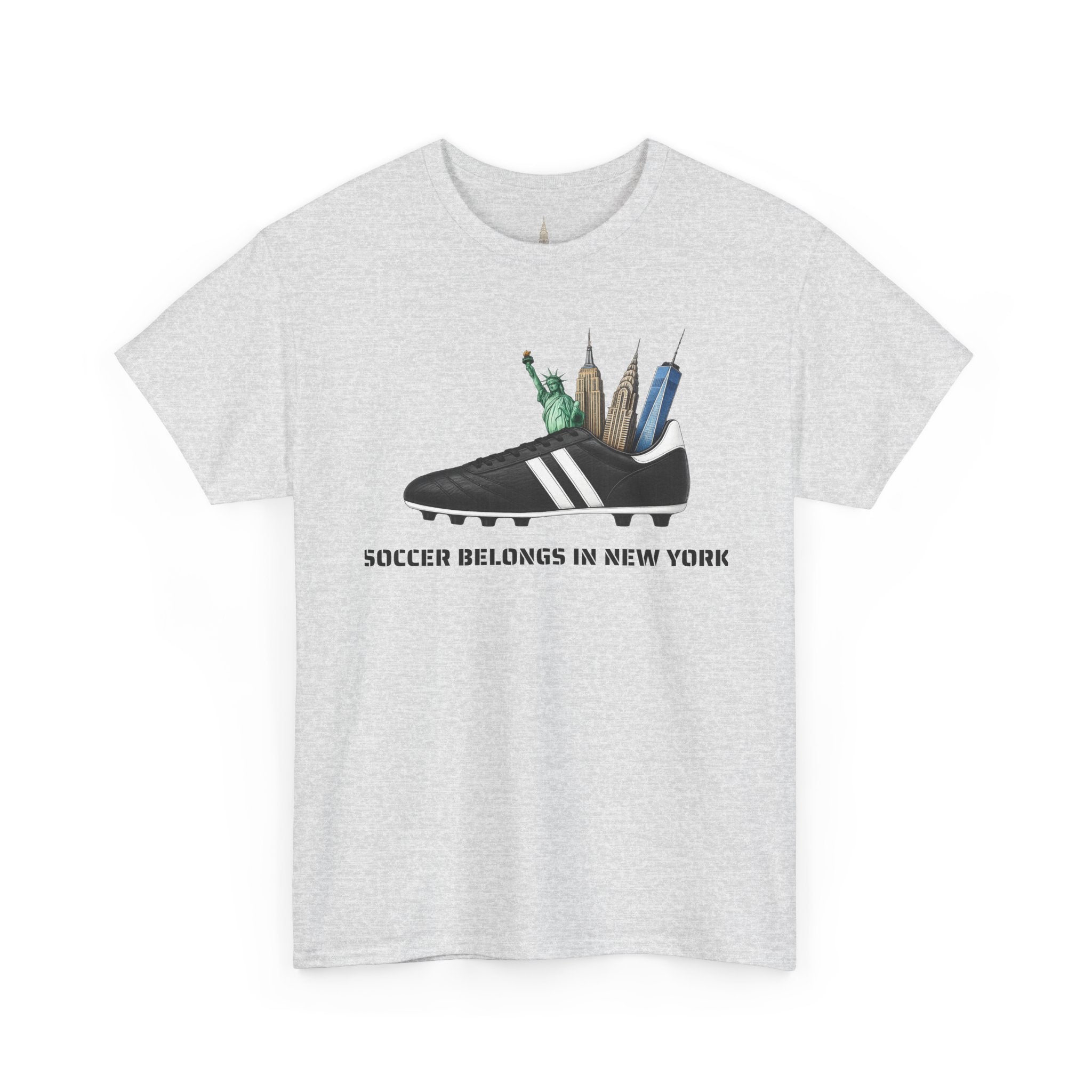 Soccer Belongs in New York T-Shirt | Soccer in NYC Tee
