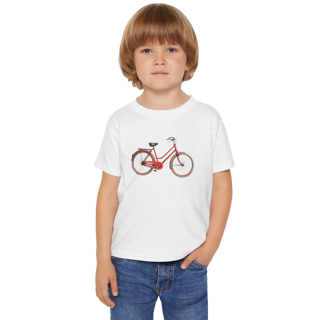 Red Bicycle NYC Kids Toddler T-Shirt — Bike Graphic Childrens Tee