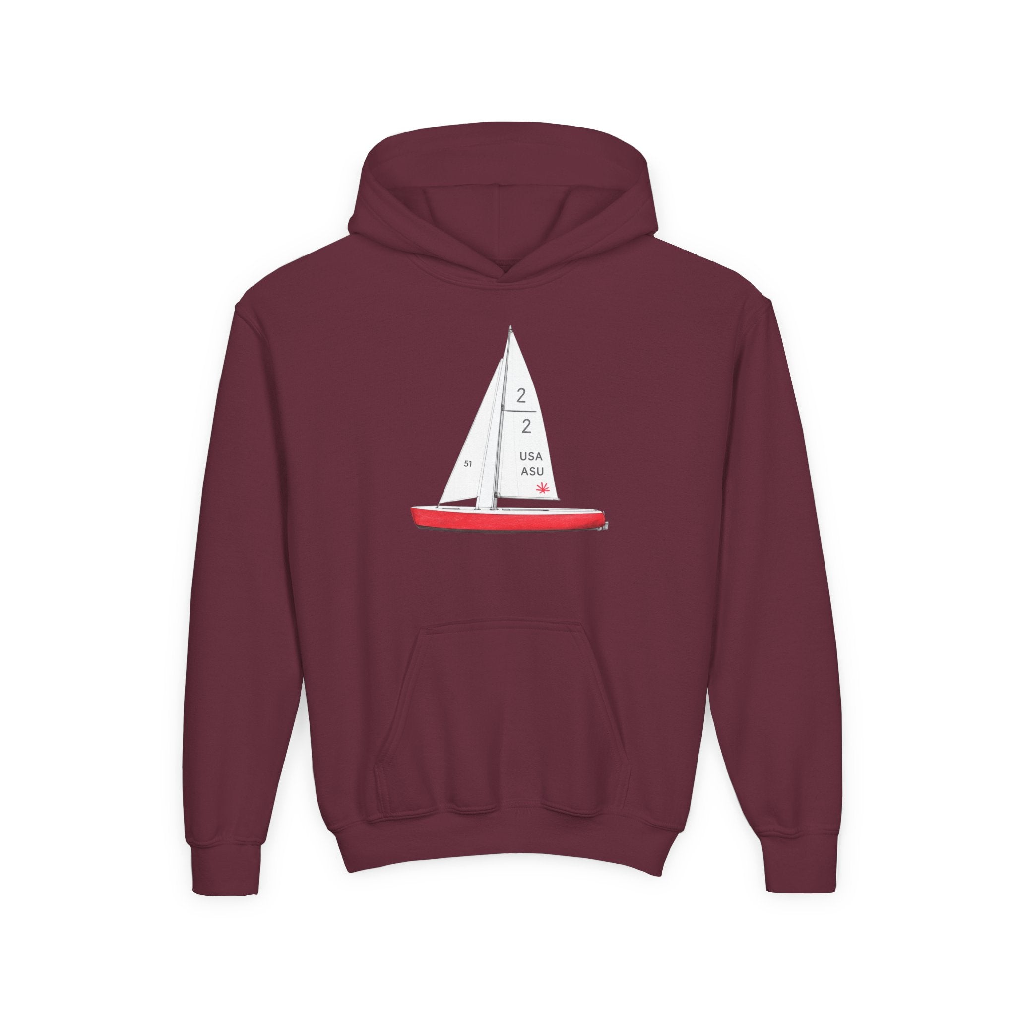 Central Park Model Sailboat NYC Kids Hoodie | New York Childrens Hooded Sweatshirt