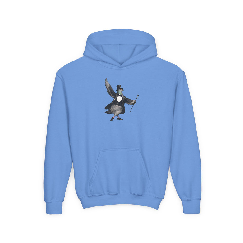 Sudadera con capucha para niños de Broadway NYC con paloma personalizable | Sudadera con capucha para niños amantes de las aves y el teatro de Nueva York