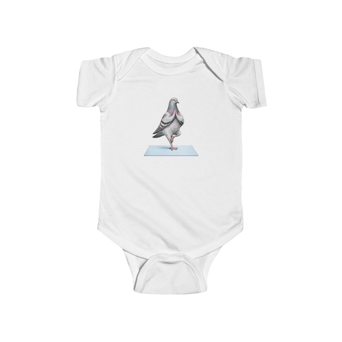 Customizable Central Park NYC Pigeon Baby Onesie | New Yorker Reveal Infant Bodysuit