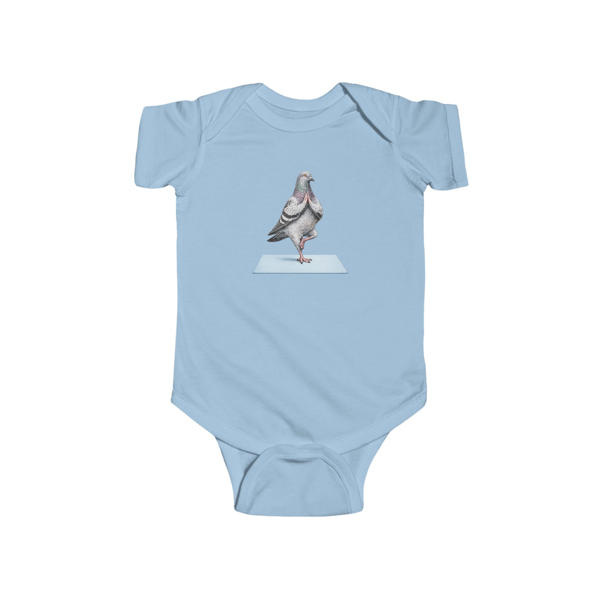 Customizable Central Park NYC Pigeon Baby Onesie | New Yorker Reveal Infant Bodysuit