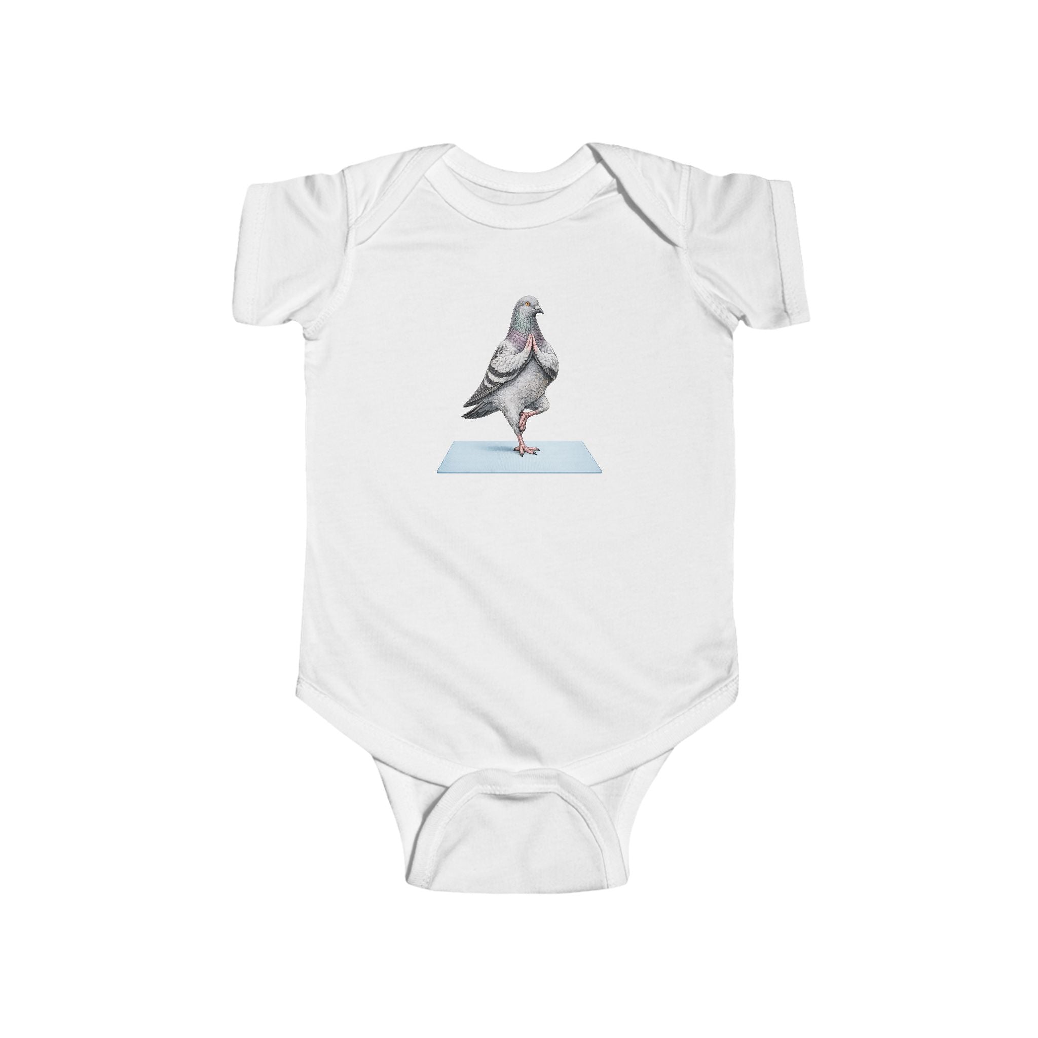 Customizable Central Park NYC Pigeon Baby Onesie | New Yorker Reveal Infant Bodysuit