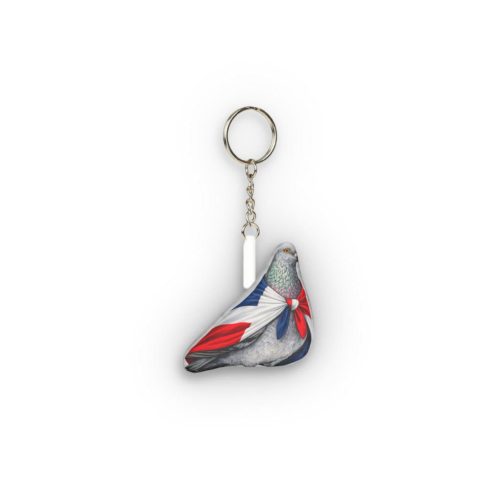 Washington Heights NYC Pigeon Mini Plush Keychain |  New York Bird Lovers Plushie Bag Charm