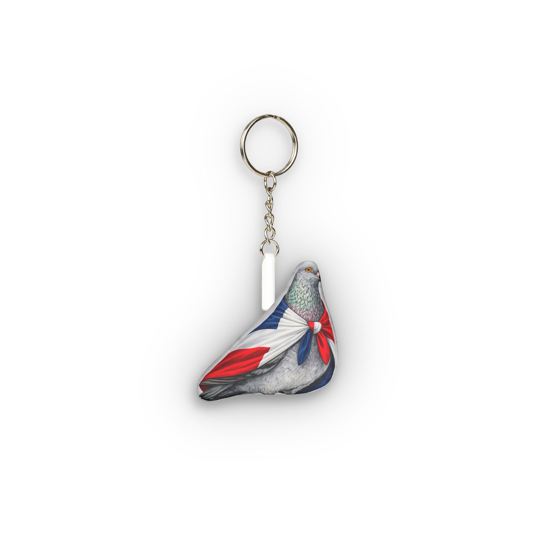 Washington Heights NYC Pigeon Mini Plush Keychain |  New York Bird Lovers Plushie Bag Charm