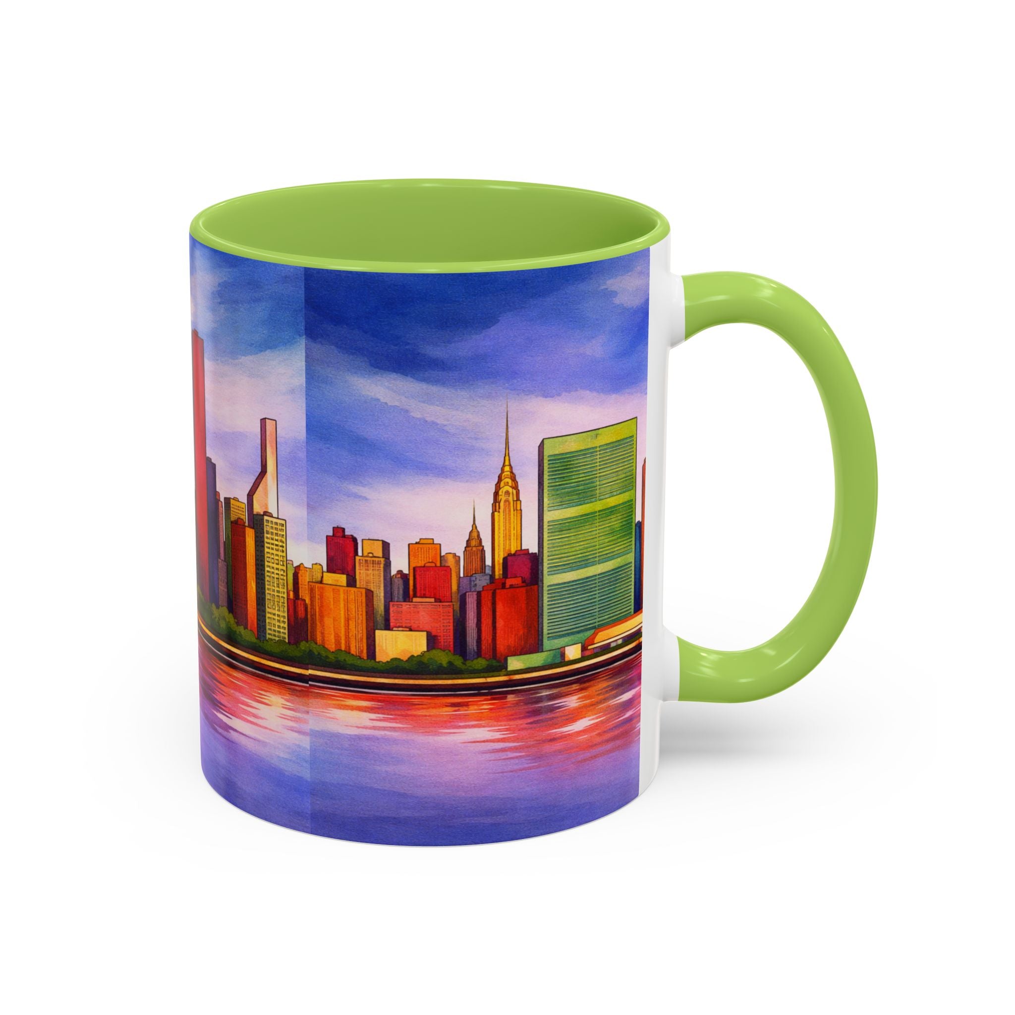 Colorful Midtown Manhattan Skyline NYC Accent Coffee Mug