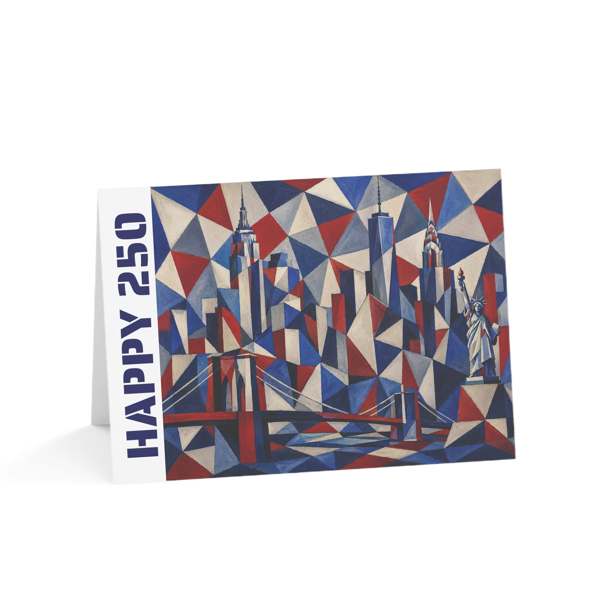 HAPPY 250 4th of July Greeting Card 2 (Envelope Included)
