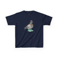 Customizable Manhattan NYC Pigeon Kid Tee —  Cute Basketball Fan Bird T-Shirt for Children