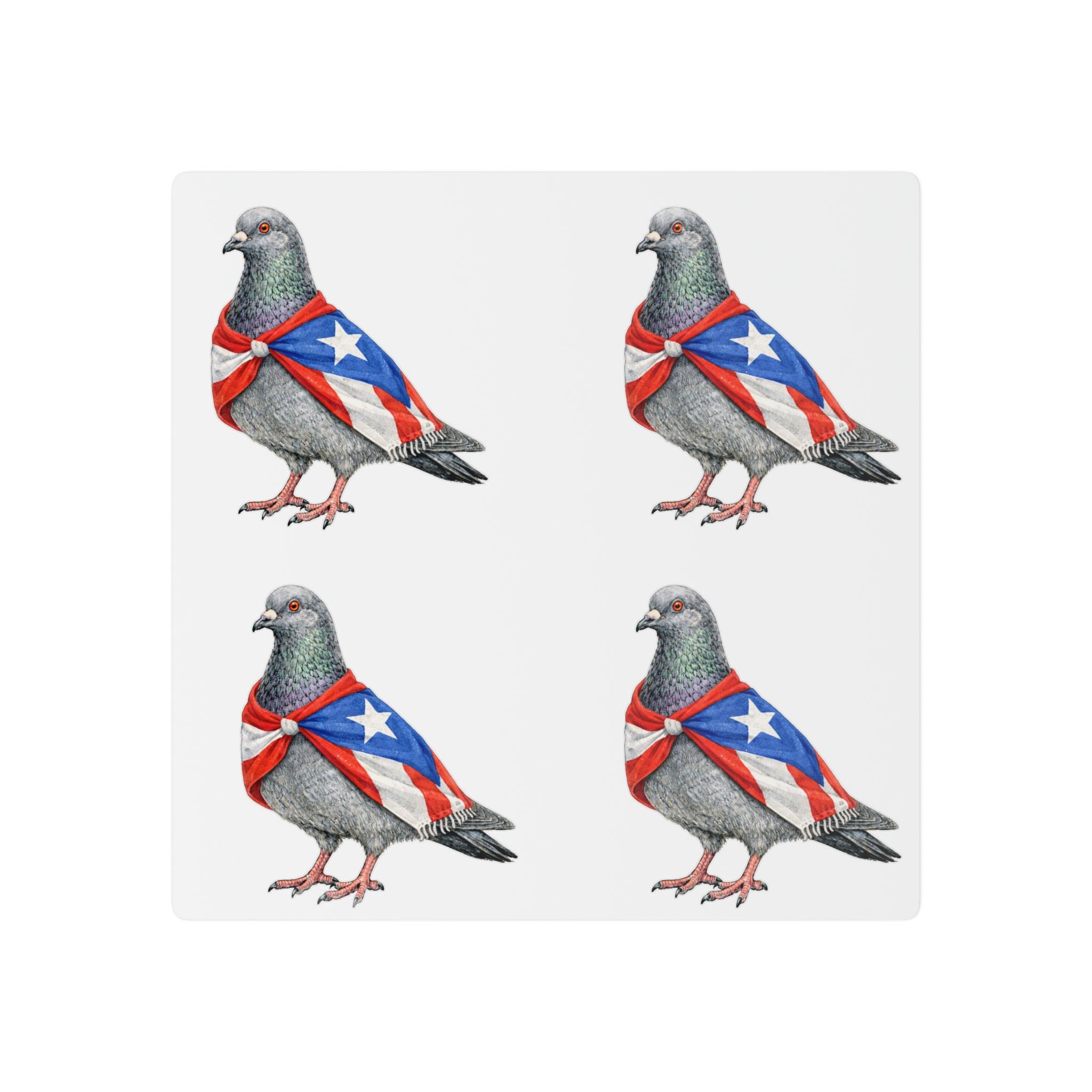 NYC Pigeons Temporary Tattoos | Puerto Rican Day Parade Bird Lovers Tattoo Sheet