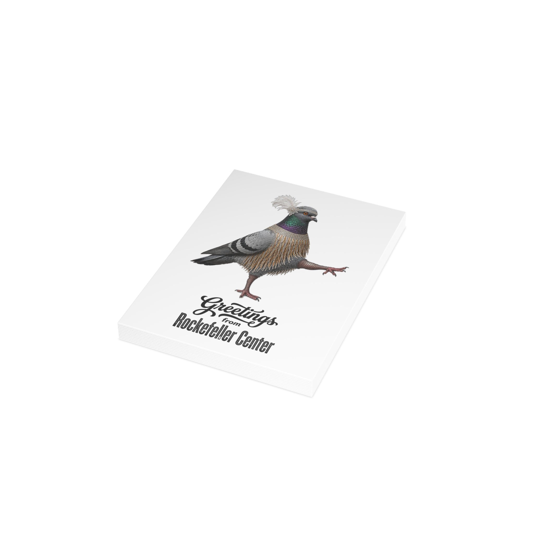 Rockefeller Center NYC Pigeon Postcard Bundle (envelopes included)