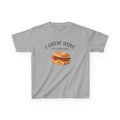 Bacon Egg and Cheese NYC Kids Tee —  I Grew Here You Flew Here T-Shirt for Children