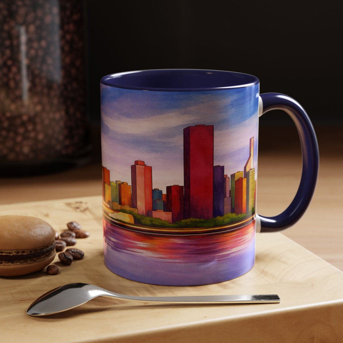 Colorful Midtown Manhattan Skyline NYC Accent Coffee Mug
