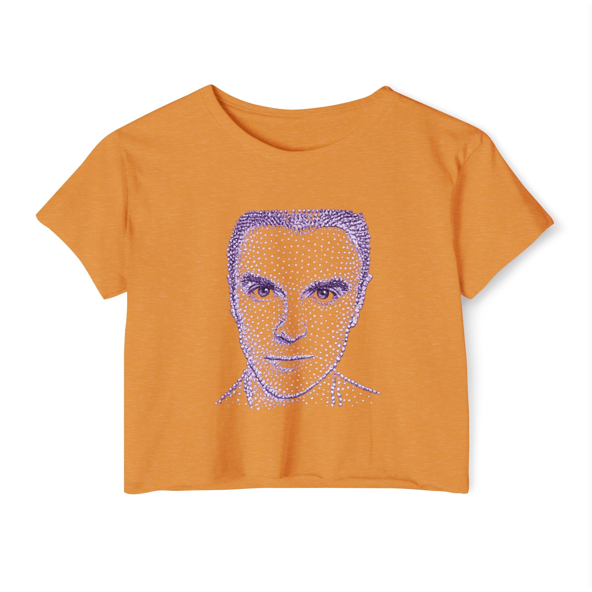 Alien David Byrne Crop Top T-shirt   Music Tee