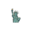 Happy Statue of Liberty Magnet | New York City Fridge Magnet Souvenir
