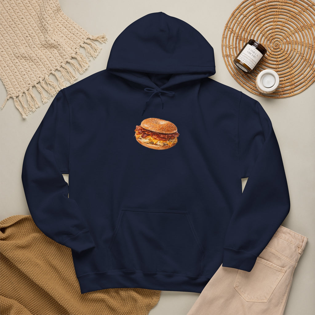 NYC Bacon Egg and Cheese Hoodie — New York Bodega Sandwich Hooded Sweatshirt
