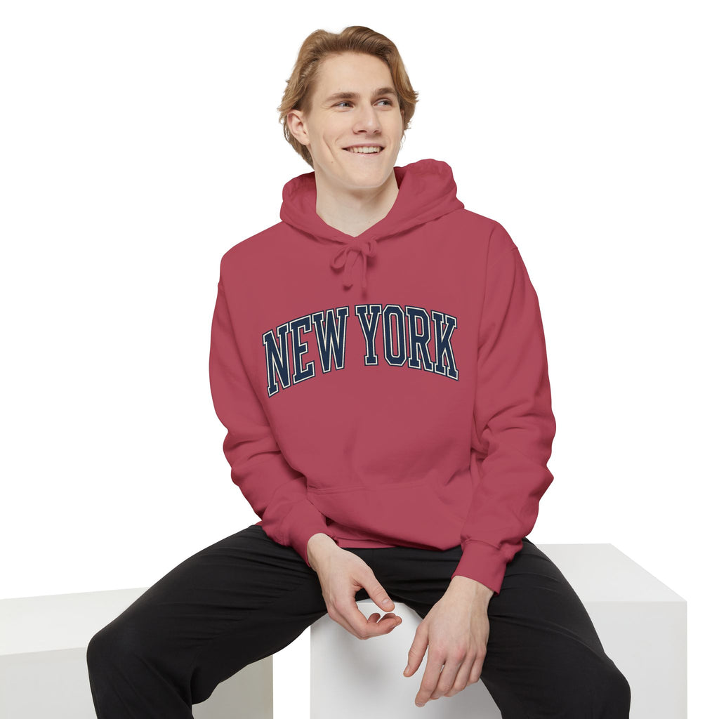 Sudadera con capucha New York — Sudadera con capucha y teñido en prenda