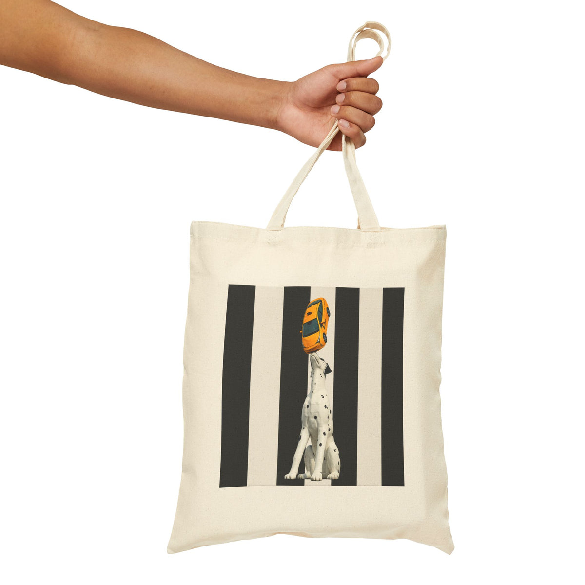East 34th Street Dalmatian Tee Subway Tote Bag | Spot Dog Statue Bag