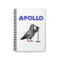 Customizable Harlem NYC Pigeon Spiral Journal |  Comedian Entertainer Bird Lovers Notebook