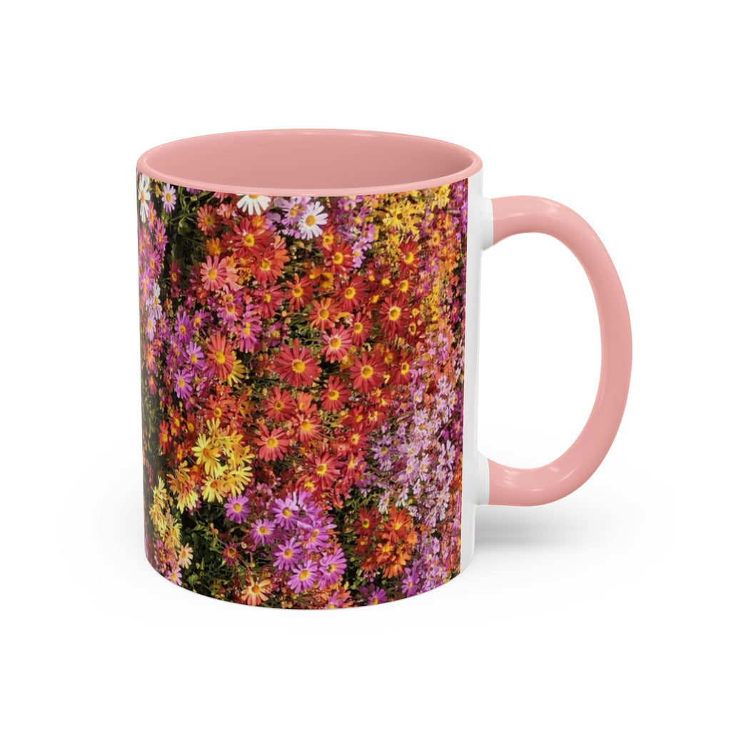 Central Park Korean Chrysanthemum Accent Coffee Mug — Tea Mug 11oz