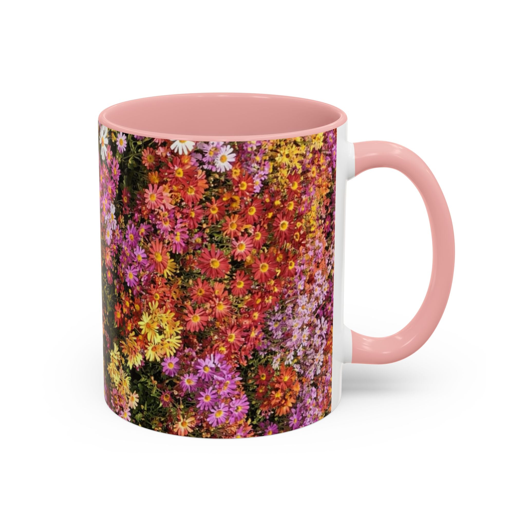 Central Park Korean Chrysanthemum Accent Coffee Mug — Tea Mug 11oz
