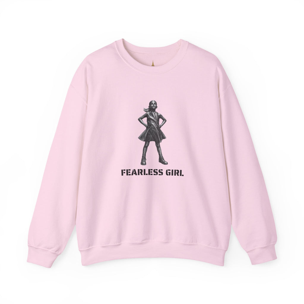 Sudadera con gráfico de la estatua Fearless Girl | Empoderamiento de Nueva York, Suéter con diseño feminista