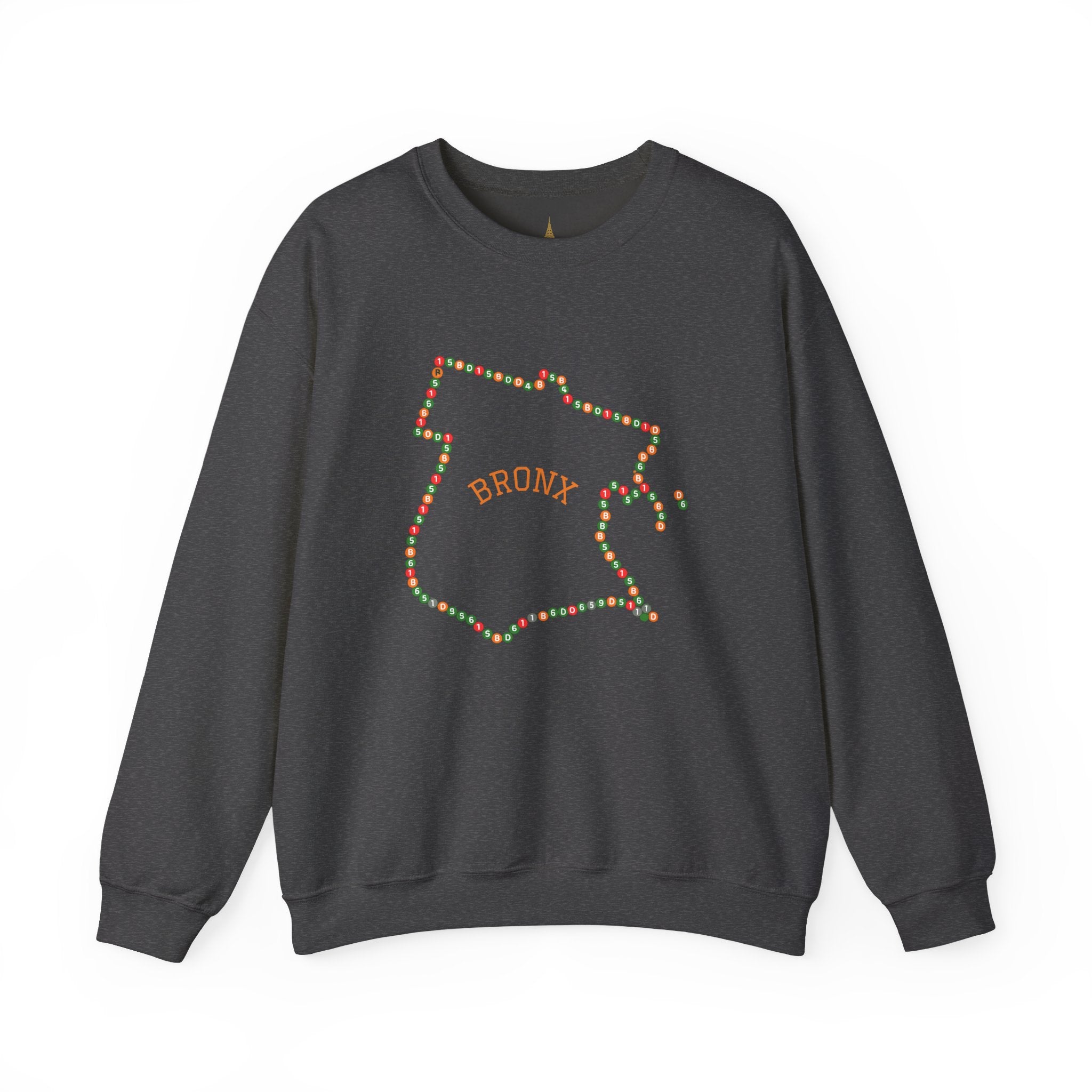 The Bronx Map Subway Signs Sweatshirt | NYC Crewneck Sweater