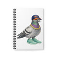 Customizable Manhattan NYC Pigeon Spiral Journal | Basketball Fan Bird Lovers Notebook