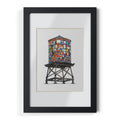 Boceto Torre de Agua DUMBO | Marco Negro