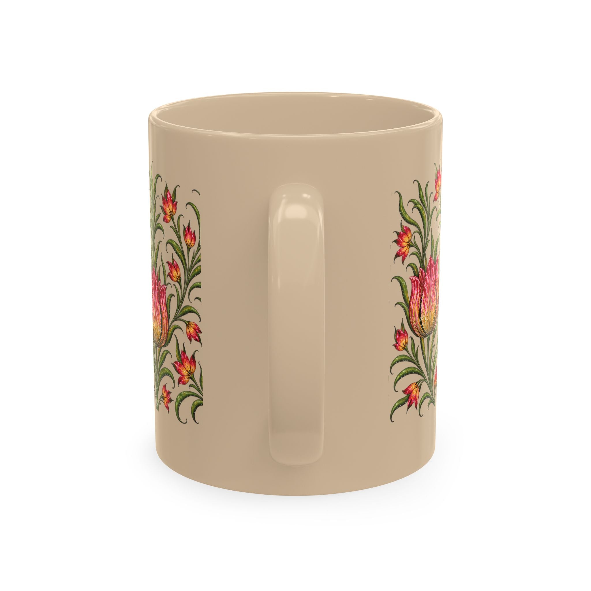 Floral Pattern Ceramic Mug — Botanic Garden Tea Coffee Cup