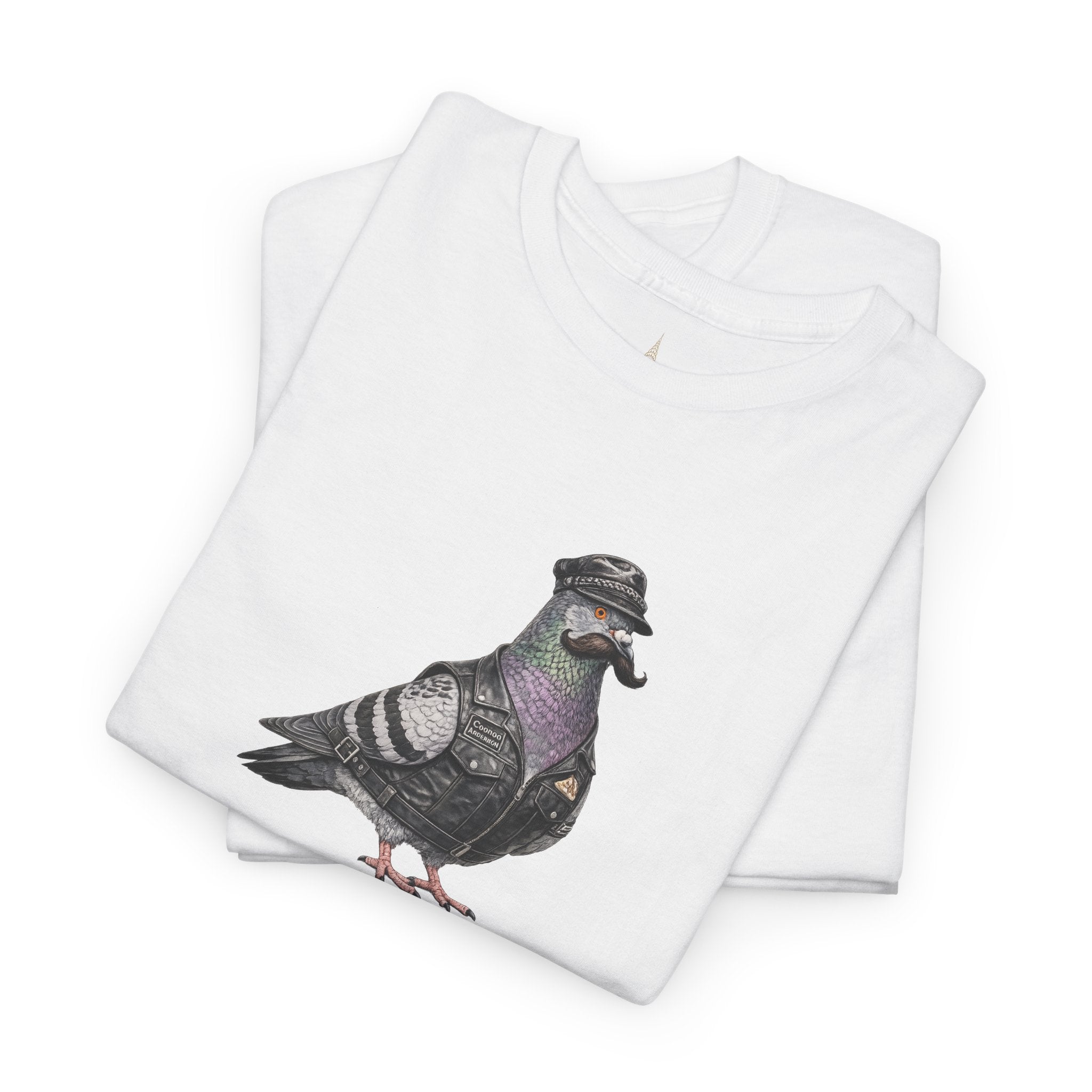 Customizable Chelsea NYC Pigeon T-Shirt | Motorcycle Rider Tee