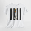 East 34th Street Dalmatian Tee — Retro Striped Dog Graphic T-Shirt