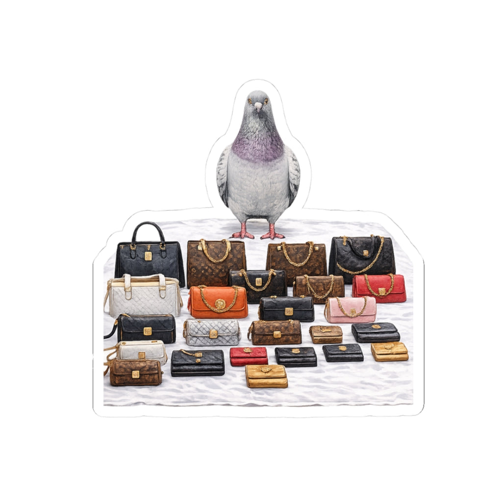 Canal Street NYC Pigeon 3" x 3" Sticker