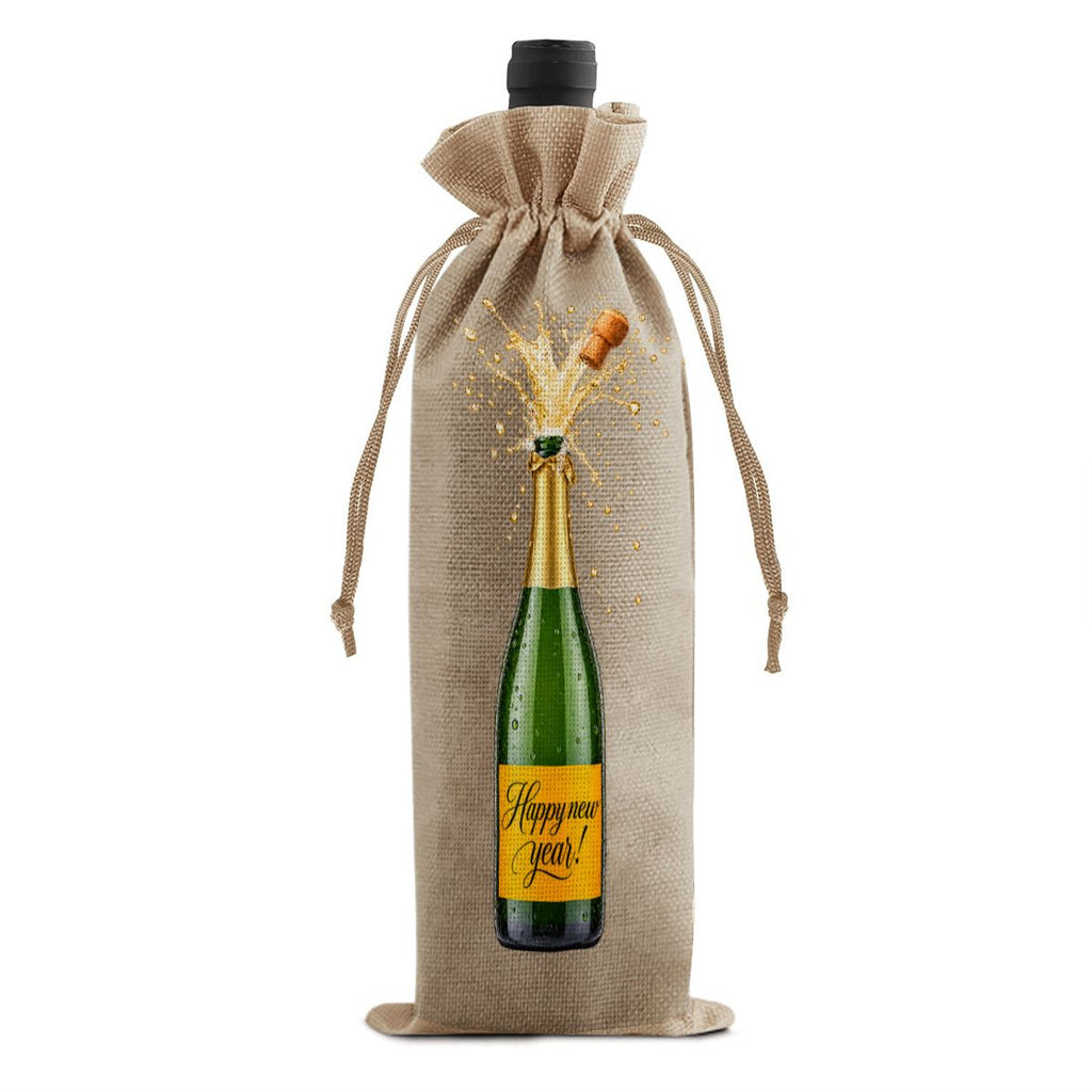 Customizable Champagne Bottle Wine Gift Bag