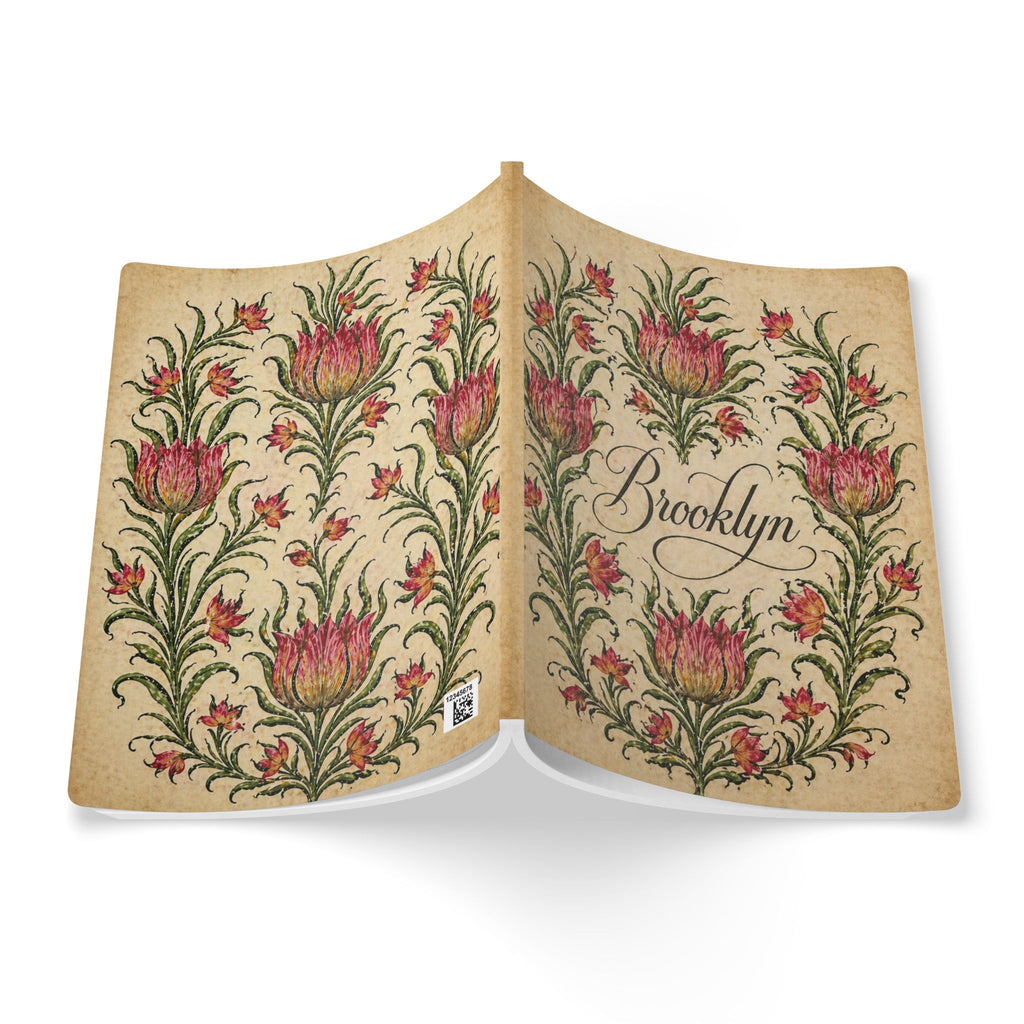 Brooklyn Vintage-style Floral Journal — Brooklyn Garden Softcover Notebook