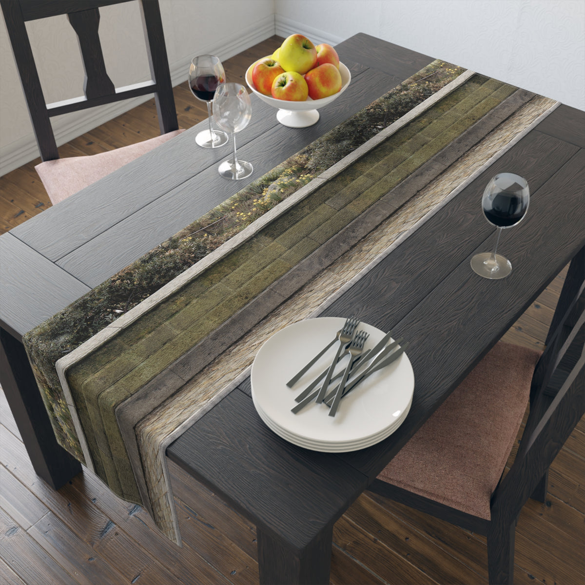 Central Park Perimeter Wall Table Runner – Central Park Wall Picnic Table Decor