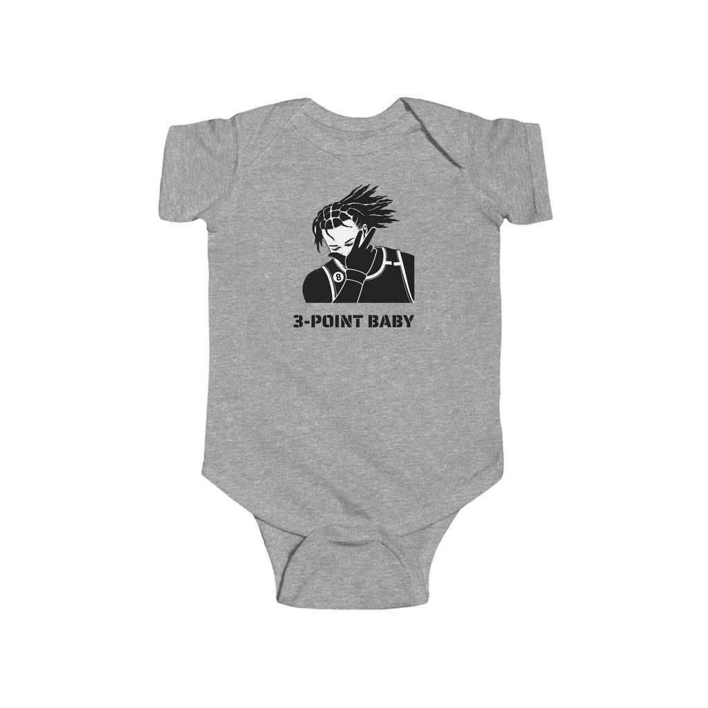 Jalen Brunson 3-Point Baby NYC baby bodysuit | New York Basketball infant onesie