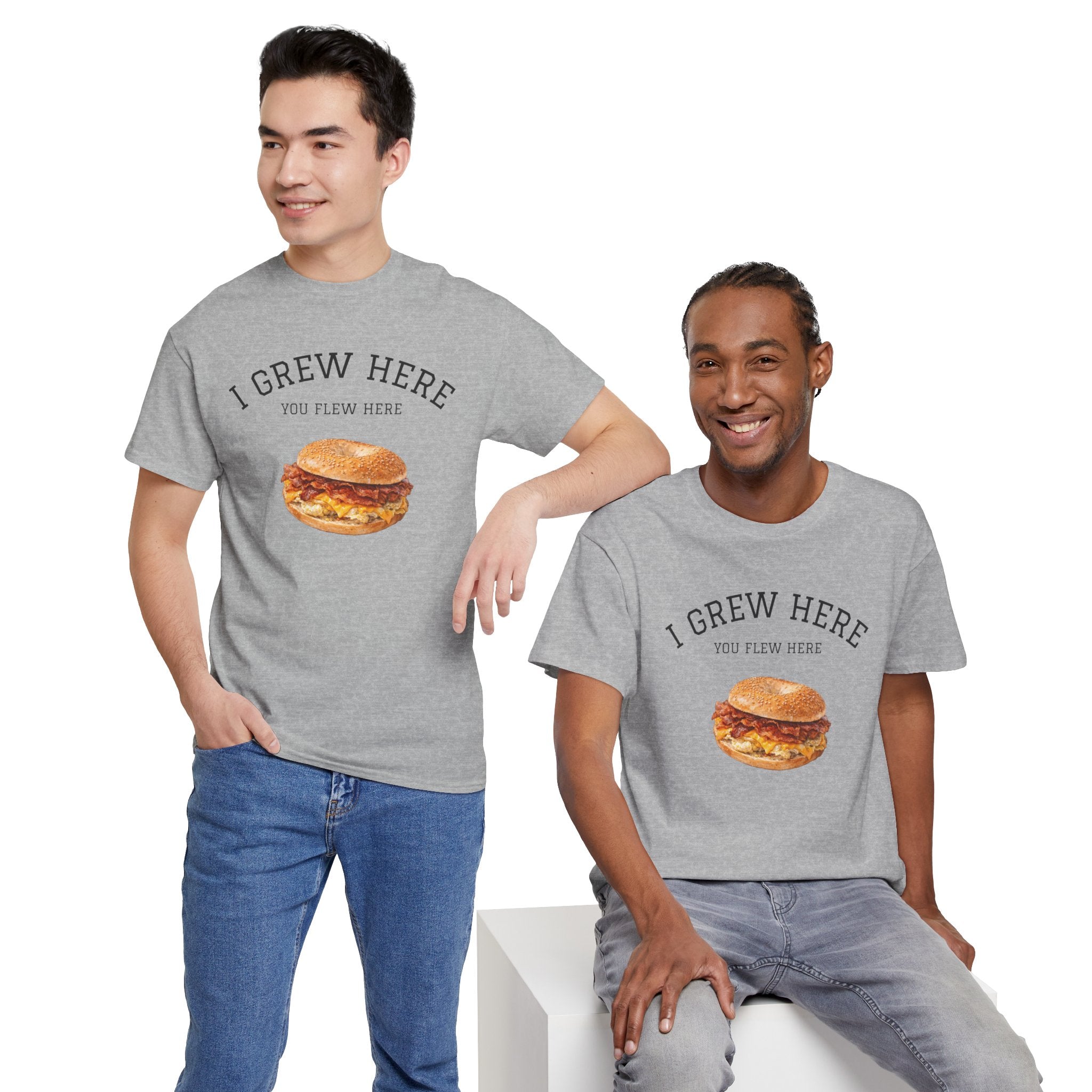 Bacon Egg and Cheese T-Shirt | I Grew Here You Flew Here New York City Bodega Food Tee
