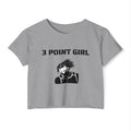 T-shirt court « 3 Point Girl » | Jalen Brunson, basketball de New York