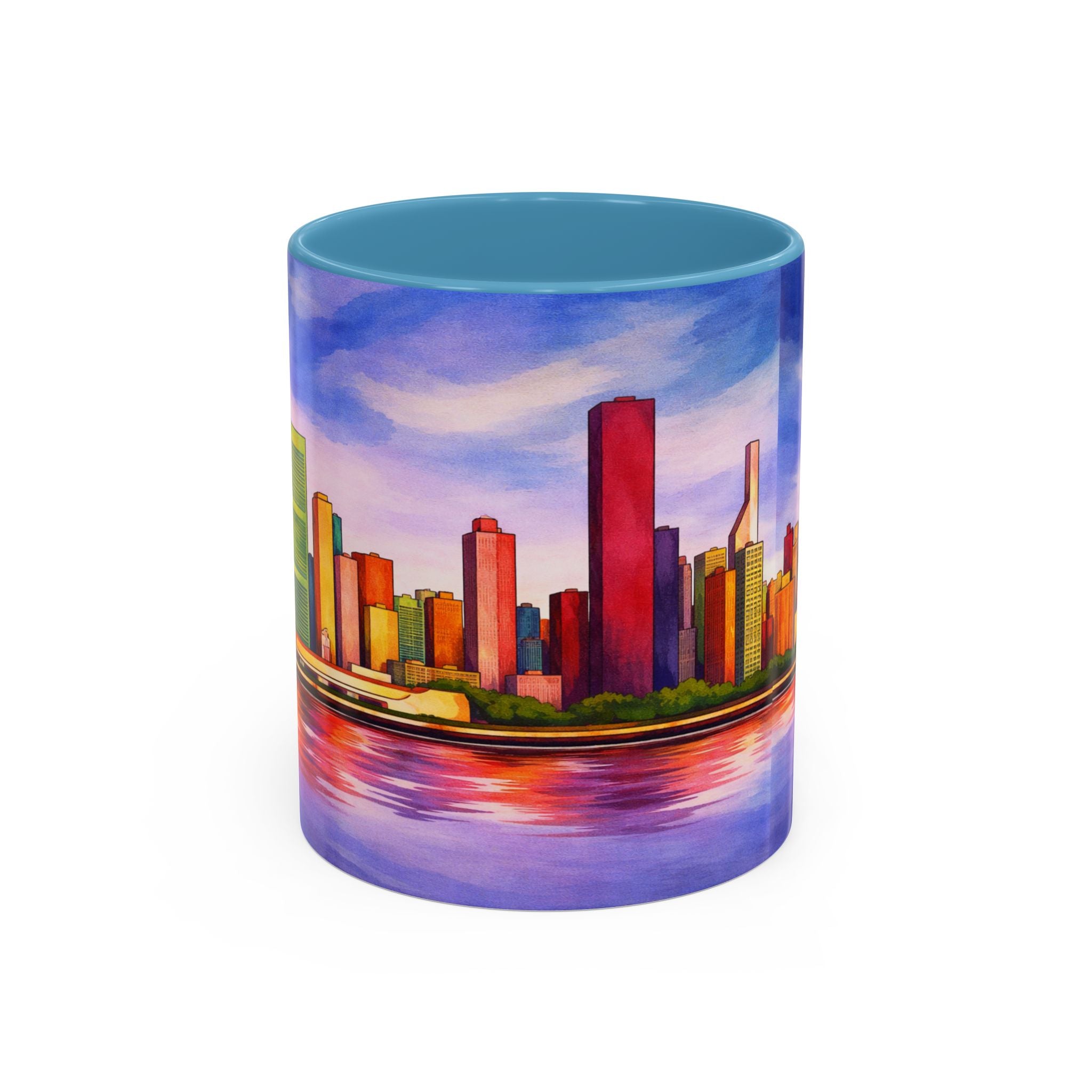 Colorful Midtown Manhattan Skyline NYC Accent Coffee Mug