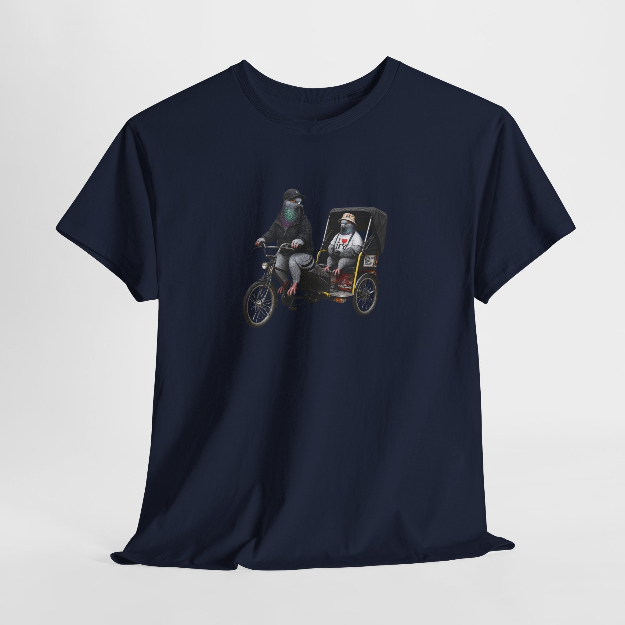 Customizable Times Square NYC Pigeon T-Shirt | Baseball Fan Tee