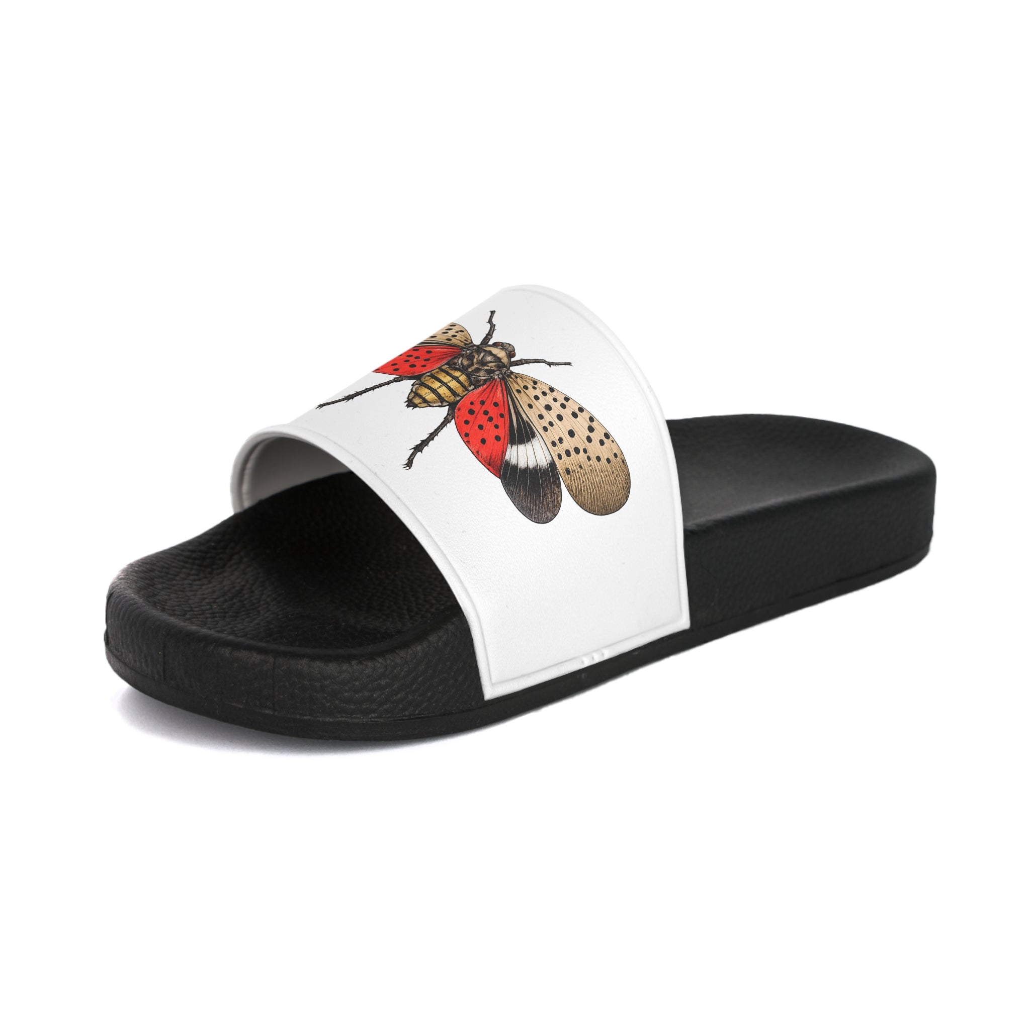 Spotted Lanternfly Stomper Slide Sandals — NYC Summer Insect Slides