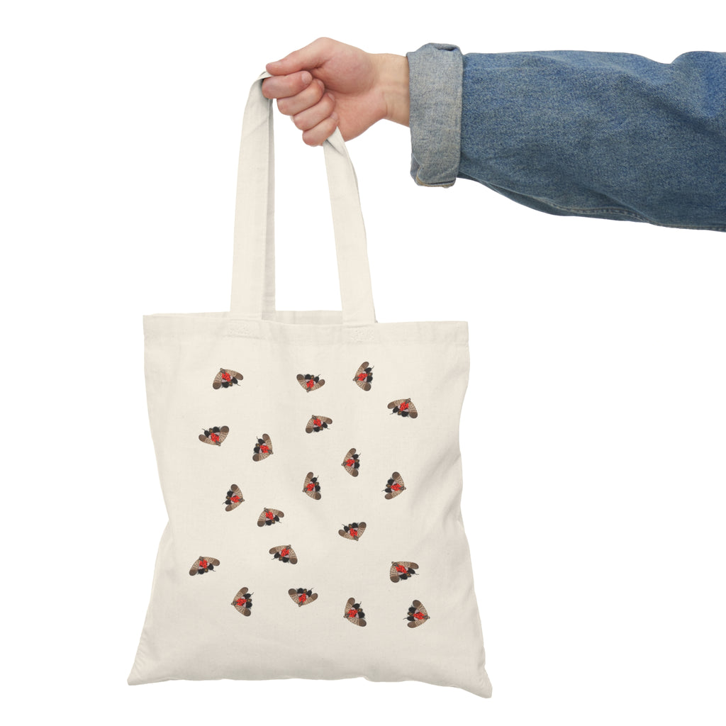 NYC Lanternfly Invasion Subway Tote Bag | New York Insect bag