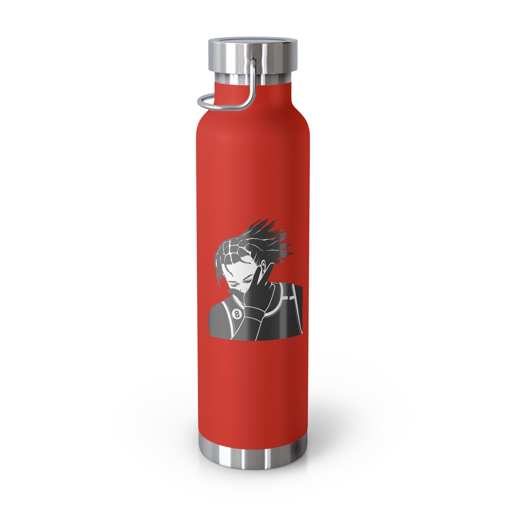 Customizable Jalen Brunson Copper Vacuum Bottle 22oz | Insulated Water Bottle