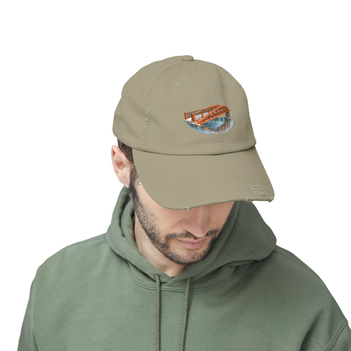 Neversink Crossing Distressed Cap — Fallsburg Catskills Upstate New York Hat