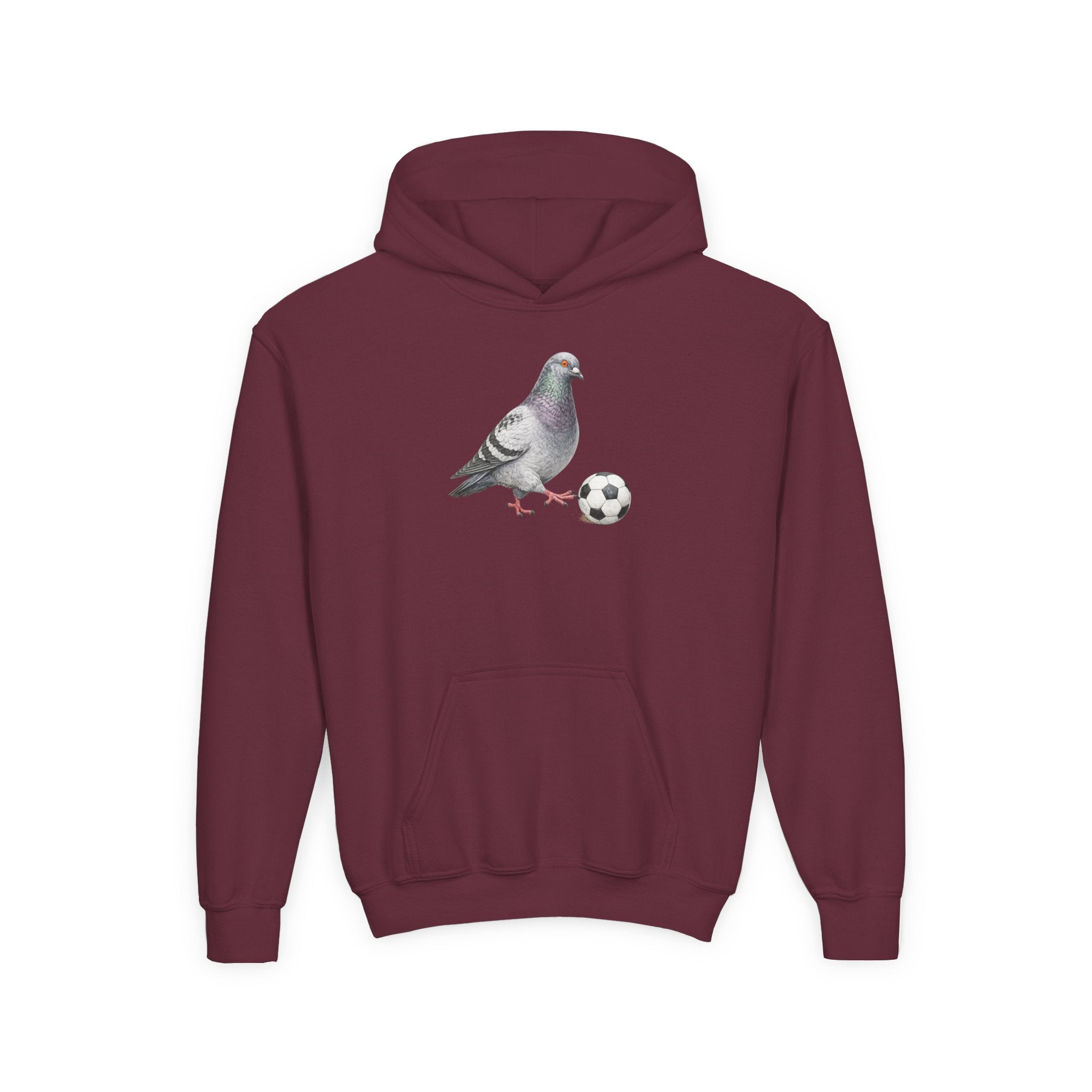 Sudadera con capucha personalizable de paloma de Corona NYC para niños | Sudadera con capucha para niños amantes de las aves y jugadores de fútbol de Nueva York