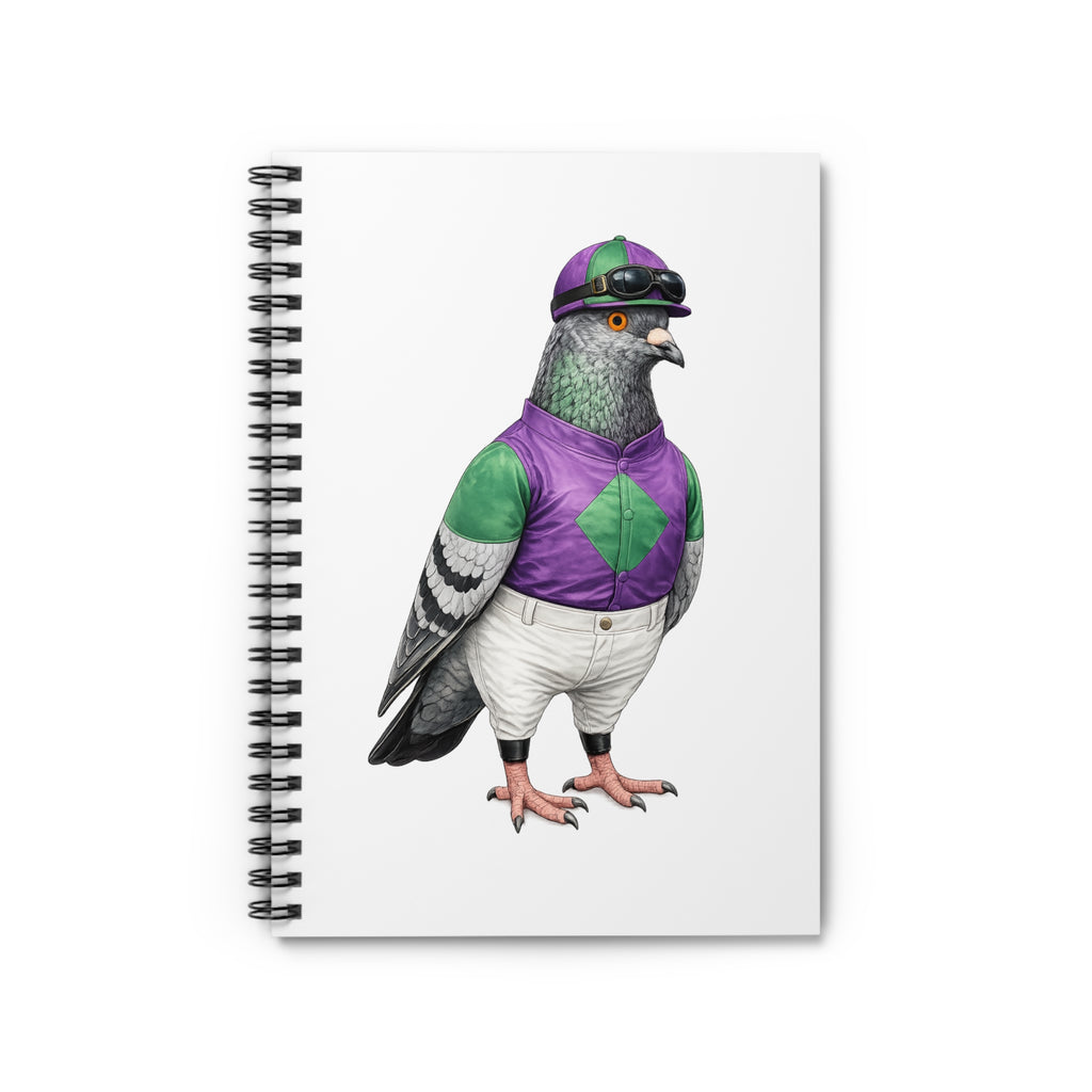Customizable Ozone Park NYC Pigeon Spiral Journal | Bird Lovers Notebook